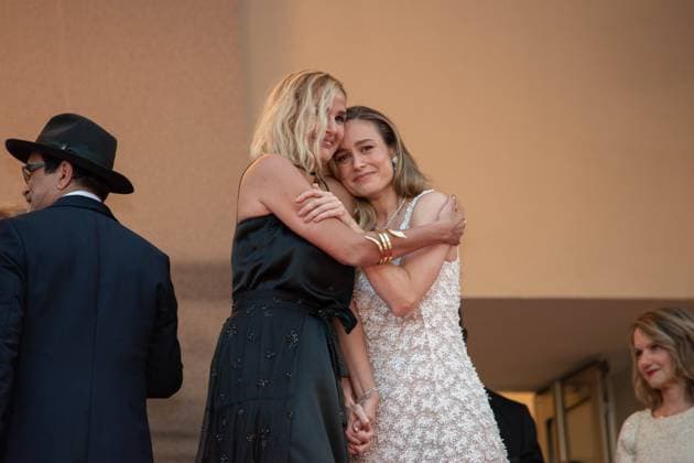 76e Festival International du Film de Cannes. Montee des marches de cloture. 76th International Cannes Film Festival. Closing red carpet 292718 2023-05-27 Cannes France Larson, Brie; Ducournau, Julia  Copyright: xTerencexBaelenx STAR_292718_082