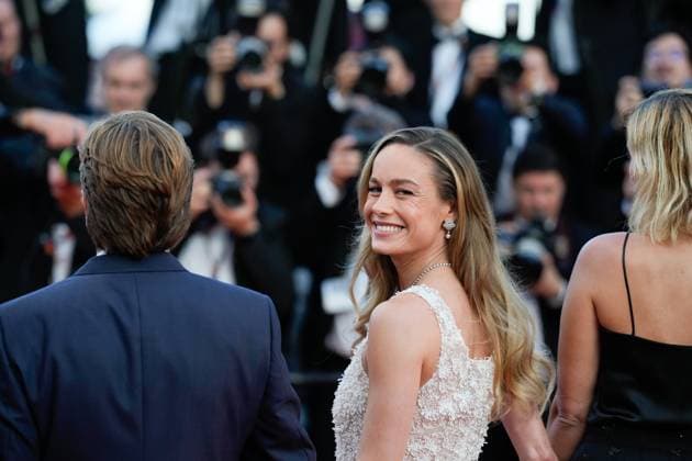 The Elemental Red Carpet Premiere at the 76th Edition of the Cannes Film Festival Cannes Jury members Ruben Ostlund, Julia Ducournau, and Brie Larson attend the movie screening and red carpet event for Elemental , directed by Peter Sohn, during the 76th edition of the Cannes Film Festival on May 27 2023, in Cannes, France Cannes Palace of Festivals and Congresses of Cannes Cannes France Copyright: xAlexandraxFechetex _ADR0065