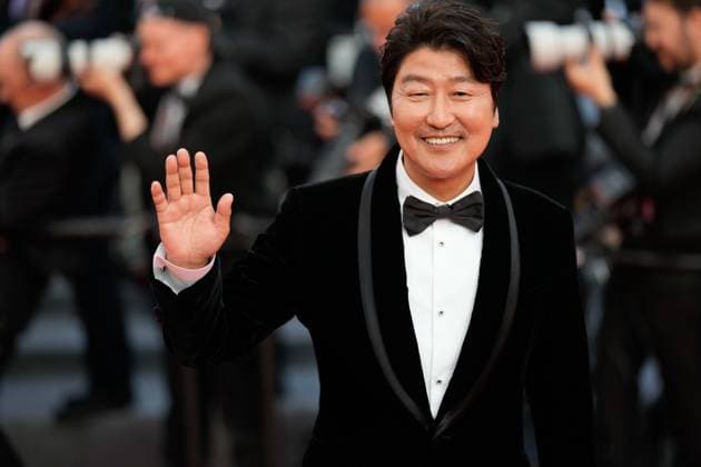 The Elemental Red Carpet Premiere at the 76th Edition of the Cannes Film Festival Song Kang-ho attends the movie screening and red carpet event for Elemental , directed by Peter Sohn, during the 76th edition of the Cannes Film Festival on May 27 2023, in Cannes, France Cannes Palace of Festivals and Congresses of Cannes Cannes France Copyright: xAlexandraxFechetex _ADR8874