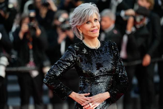 The Elemental Red Carpet Premiere at the 76th Edition of the Cannes Film Festival Jane Fonda attends the movie screening and red carpet event for Elemental , directed by Peter Sohn, during the 76th edition of the Cannes Film Festival on May 27 2023, in Cannes, France Cannes Palace of Festivals and Congresses of Cannes Cannes France Copyright: xAlexandraxFechetex _ADR9006