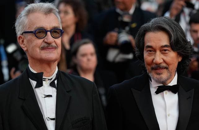 The Elemental Red Carpet Premiere at the 76th Edition of the Cannes Film Festival Wim Wenders, director of Perfect Days , and Best Actor Winner Koji Yakusho attend the movie screening and red carpet event for Elemental , directed by Peter Sohn, during the 76th edition of the Cannes Film Festival on May 27 2023, in Cannes, France Cannes Palace of Festivals and Congresses of Cannes Cannes France Copyright: xAlexandraxFechetex _ADR9380