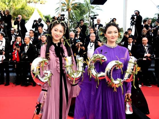 76th Cannes Film Festival 2023, evening 12 - Red Carpet Elemental and Closing Ceremony. In the picture Grace Shi, Emily Cheong  Copyright: xSimonexComix xipa-agency.netx xPoolxPhotoxEventsx01x IPA_IPA38281379