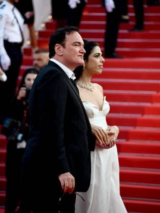 76th Cannes Film Festival 2023, evening 12 - Red Carpet Elemental and Closing Ceremony. In the picture Daniella Tarantino, Quentin Tarantino  Copyright: xSimonexComix xipa-agency.netx xPoolxPhotoxEventsx01x IPA_IPA38282727