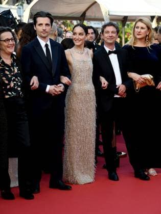 76th Cannes Film Festival 2023, evening 12 - Red Carpet Elemental and Closing Ceremony. In the photo Nathalie Durand, RaphaÃ«l Personnaz, AnaÃ¯s Demoustier, Nicolas MarcadÃ , Sophie Frilley and Mikael Buch  Copyright: xSimonexComix xipa-agency.netx xPoolxPhotoxEventsx01x IPA_IPA38282893