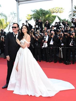 76th Cannes Film Festival 2023, evening 12 - Red Carpet Elemental and Closing Ceremony. In the picture Daniella Tarantino, Quentin Tarantino  Copyright: xSimonexComix xipa-agency.netx xPoolxPhotoxEventsx01x IPA_IPA38283392