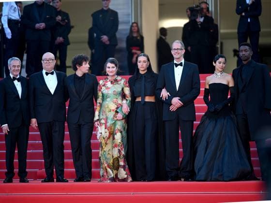 76th Cannes Film Festival 2023, evening 12 - Red Carpet Elemental and Closing Ceremony. Pictured in Morris, Director Peter Sohn, Vincent Lacoste, Denise Ream, Adele Exarchopoulos, Pete Docter, Leah Lewis and Mamoudou Athie  Copyright: xSimonexComix xipa-agency.netx xPoolxPhotoxEventsx01x IPA_IPA38283415