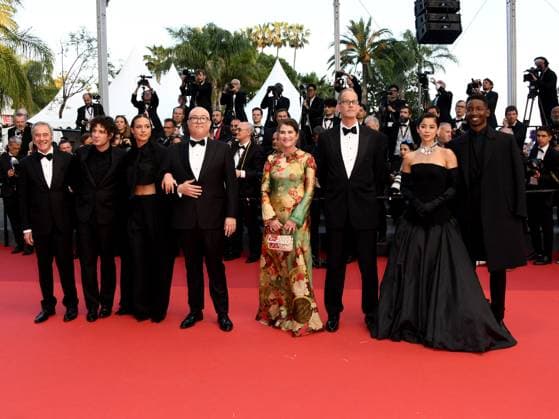 76th Cannes Film Festival 2023, evening 12 - Red Carpet Elemental and Closing Ceremony. Pictured in Morris, Director Peter Sohn, Vincent Lacoste, Denise Ream, Adele Exarchopoulos, Pete Docter, Leah Lewis and Mamoudou Athie  Copyright: xSimonexComix xipa-agency.netx xPoolxPhotoxEventsx01x IPA_IPA38283434