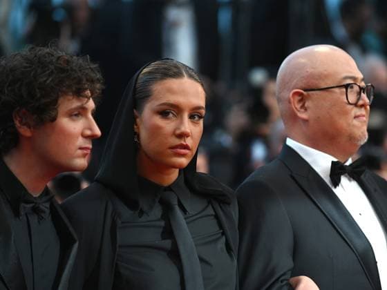 76th Cannes Film Festival 2023, evening 12 - Red Carpet Elemental and Closing Ceremony. In the photo Adele Exarchopoulos, Vincent Lacoste  Copyright: xSimonexComix xipa-agency.netx xPoolxPhotoxEventsx01x IPA_IPA38283198