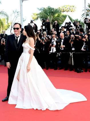 76th Cannes Film Festival 2023, evening 12 - Red Carpet Elemental and Closing Ceremony. In the picture Daniella Tarantino, Quentin Tarantino  Copyright: xSimonexComix xipa-agency.netx xPoolxPhotoxEventsx01x IPA_IPA38282814