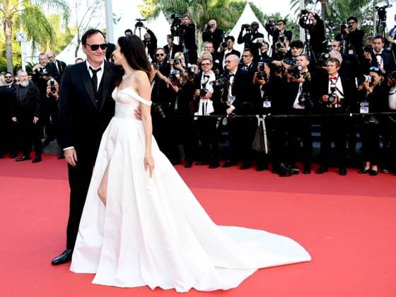 76th Cannes Film Festival 2023, evening 12 - Red Carpet Elemental and Closing Ceremony. In the picture Daniella Tarantino, Quentin Tarantino  Copyright: xSimonexComix xipa-agency.netx xPoolxPhotoxEventsx01x IPA_IPA38282817