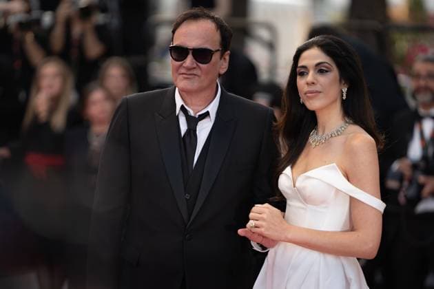Elemental Screening and Closing Ceremony Red Carpet - The 76th Annual Cannes Film Festival CANNES, FRANCE - MAY 27: Daniella Tarantino and Quentin Tarantino attend the Elemental screening and closing ceremony red carpet during the 76th annual Cannes film festival at Palais des Festivals on May 27, 2023 in Cannes, France. Cannes France  Copyright: xLucaxCarlinox originalFilename: carlino-notitle230527_npf39.jpg
