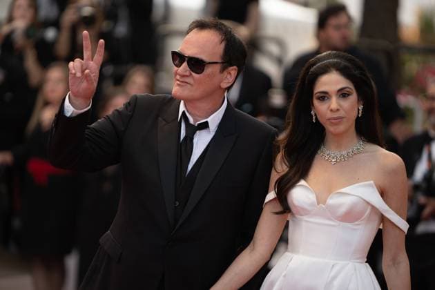 Elemental Screening and Closing Ceremony Red Carpet - The 76th Annual Cannes Film Festival CANNES, FRANCE - MAY 27: Daniella Tarantino and Quentin Tarantino attend the Elemental screening and closing ceremony red carpet during the 76th annual Cannes film festival at Palais des Festivals on May 27, 2023 in Cannes, France. Cannes France  Copyright: xLucaxCarlinox originalFilename: carlino-notitle230527_npjuw.jpg