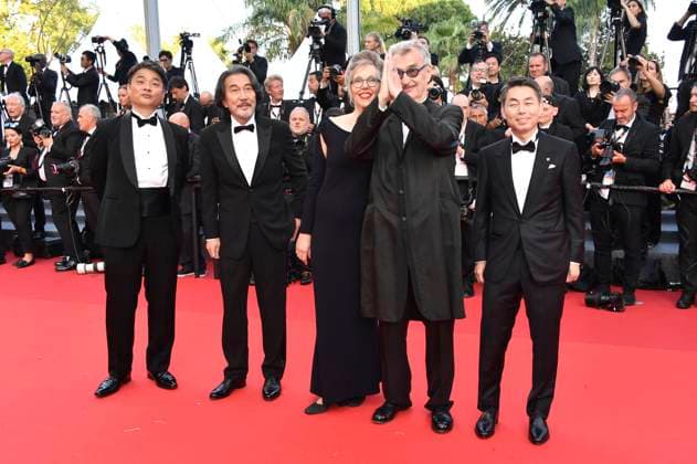 Takuma Takasaki, Koji Yakusho, Donata Wenders, Wim Wenders and Koji Yanai at the closing ceremony with the premiere of the animated film Elemental at the Festival de Cannes 2023 76 Cannes International Film Festival at the Palais des Festivals Cannes, 27 05 2023. Foto:xD.xBedrosianx xFuturexImage