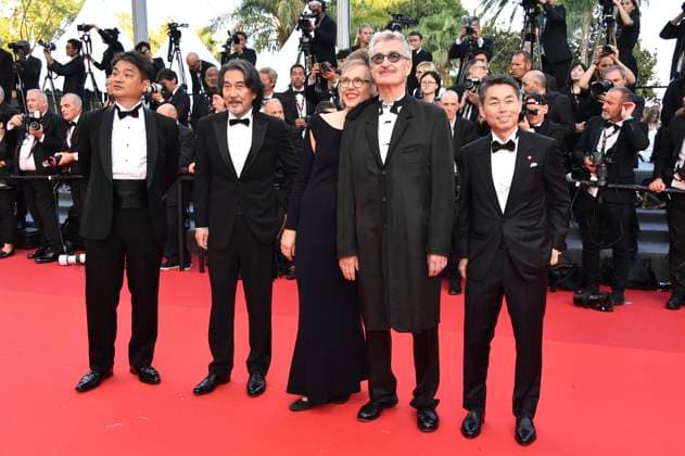 Takuma Takasaki, Koji Yakusho, Donata Wenders, Wim Wenders and Koji Yanai at the closing ceremony with the premiere of the animated film Elemental at the Festival de Cannes 2023 76 Cannes International Film Festival at the Palais des Festivals Cannes, 27 05 2023. Foto:xD.xBedrosianx xFuturexImage