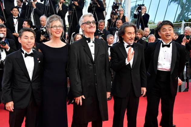 Koji Yanai, Donata Wenders, Wim Wenders, Koji Yakusho and Takuma Takasaki at the closing ceremony with the premiere of the animated film Elemental at the Festival de Cannes 2023 76 Cannes International Film Festival at the Palais des Festivals Cannes, 27 05 2023. Foto:xD.xBedrosianx xFuturexImage