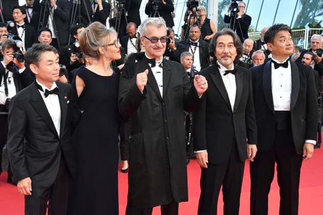 Koji Yanai, Donata Wenders, Wim Wenders, Koji Yakusho and Takuma Takasaki at the closing ceremony with the premiere of the animated film Elemental at the Festival de Cannes 2023 76 Cannes International Film Festival at the Palais des Festivals Cannes, 27 05 2023. Foto:xD.xBedrosianx xFuturexImage