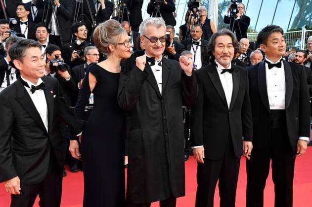 Koji Yanai, Donata Wenders, Wim Wenders, Koji Yakusho and Takuma Takasaki at the closing ceremony with the premiere of the animated film Elemental at the Festival de Cannes 2023 76 Cannes International Film Festival at the Palais des Festivals Cannes, 27 05 2023. Foto:xD.xBedrosianx xFuturexImage