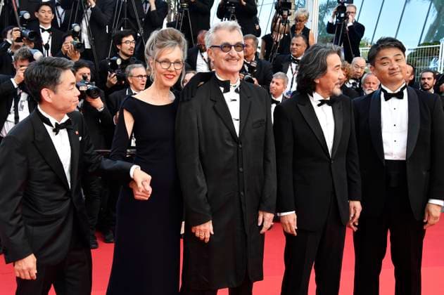 Koji Yanai, Donata Wenders, Wim Wenders, Koji Yakusho and Takuma Takasaki at the closing ceremony with the premiere of the animated film Elemental at the Festival de Cannes 2023 76 Cannes International Film Festival at the Palais des Festivals Cannes, 27 05 2023. Foto:xD.xBedrosianx xFuturexImage