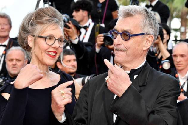 Wim Wenders with wife Donata Wenders at the closing ceremony with the premiere of the animated film Elemental at the Festival de Cannes 2023 76 Cannes International Film Festival at the Palais des Festivals Cannes, 27 05 2023. Foto:xD.xBedrosianx xFuturexImage