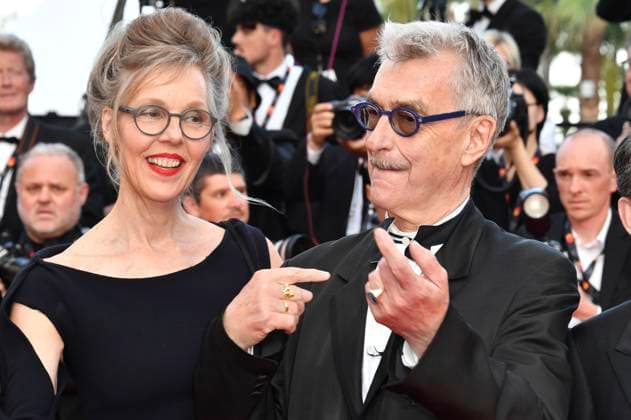 Wim Wenders with wife Donata Wenders at the closing ceremony with the premiere of the animated film Elemental at the Festival de Cannes 2023 76 Cannes International Film Festival at the Palais des Festivals Cannes, 27 05 2023. Foto:xD.xBedrosianx xFuturexImage