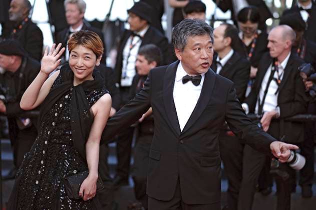 Sakura Ando and Hirokazu Koreeda at the closing ceremony with the premiere of the animated film Elemental at the Festival de Cannes 2023 76 Cannes International Film Festival at the Palais des Festivals Cannes, 27 05 2023. Foto:xD.xBedrosianx xFuturexImage