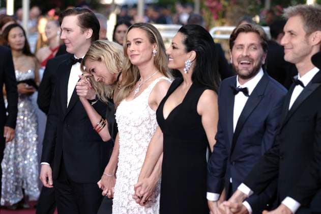 Paul Dano, Julia Ducournau, Brie Larson, Maryam Touzani, Ruben Östlund and Damian Szifro at the closing ceremony with the premiere of the animated film Elemental at the Festival de Cannes 2023 76 Cannes International Film Festival at the Palais des Festivals Cannes, 27 05 2023. Foto:xD.xBedrosianx xFuturexImage