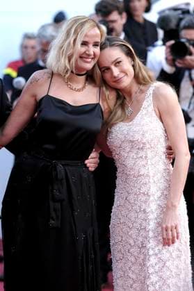 Julia Ducournau and Brie Larson at the closing ceremony with the premiere of the animated film Elemental at the Festival de Cannes 2023 76 Cannes International Film Festival at the Palais des Festivals Cannes, 27 05 2023. Foto:xD.xBedrosianx xFuturexImage