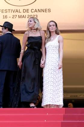 Julia Ducournau and Brie Larson at the closing ceremony with the premiere of the animated film Elemental at the Festival de Cannes 2023 76 Cannes International Film Festival at the Palais des Festivals Cannes, 27 05 2023. Foto:xD.xBedrosianx xFuturexImage