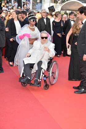 Paul Loup Sulitzer and Supriya Ansuya Devi Rathoar at the Elemental Premiere and Closing Ceremony 76 Cannes Film Festival 27 05 2023