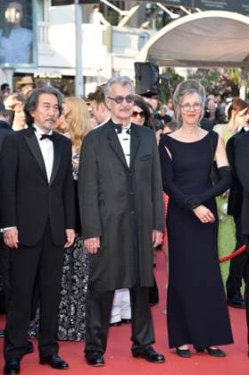 Wim Wenders and Donata Wenders at the Elemental premiere and closing ceremony 76 Cannes Film Festival 27 05 2023