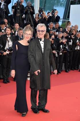 Wim Wenders and Donata Wenders at the Elemental premiere and closing ceremony 76 Cannes Film Festival 27 05 2023