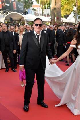 Quentin Tarantino with Daniella Pick at the Elemental premiere and closing ceremony 76 Cannes Film Festival 27 05 2023