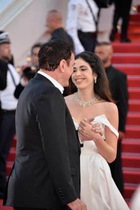 Quentin Tarantino with Daniella Pick at the Elemental premiere and closing ceremony 76 Cannes Film Festival 27 05 2023