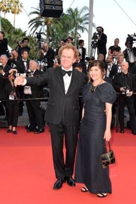 John C Reilly and wife Alison Dickey at Elemental premiere and closing ceremony 76 Cannes Film Festival 27 05 2023