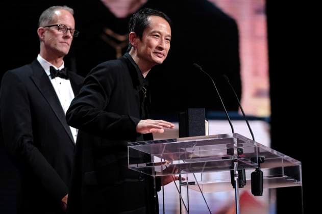 Pete Docter and Tran Anh Hung with the award for best director for La passion de Dodin Bouffant at the award ceremony at the Festival de Cannes 2023 76 Cannes International Film Festival at the Palais des Festivals Cannes, 27 05 2023 Foto:xD.xBedrosianx xFuturexImage