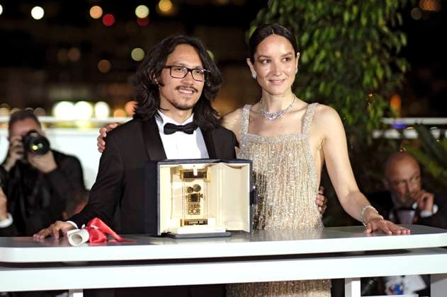 Pham Thien An with the Golden Camera for Inside the Yellow Cocoon Shell and Anais Demoustier at the photocall with the award winners at the Festival de Cannes 2023 76 Cannes International Film Festival at the Palais des Festivals Cannes, 27 05 2023. Foto:xD.xBedrosianx xFuturexImage