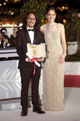 Pham Thien An with the Golden Camera for Inside the Yellow Cocoon Shell and Anais Demoustier at the photocall with the award winners at the Festival de Cannes 2023 76 Cannes International Film Festival at the Palais des Festivals Cannes, 27 05 2023. Foto:xD.xBedrosianx xFuturexImage