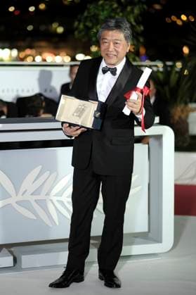 Hirokazu Koreeda with the Queer Palm for Monster at the photocall with the award winners at the Festival de Cannes 2023 76 Cannes International Film Festival at the Palais des Festivals Cannes, 27 05 2023. Foto:xD.xBedrosianx xFuturexImage