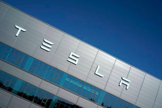 After a good year after the start of production in the Tesla Gigafactory in Grünheide 5K is celebrated, so the production of 5000 E cars Model Y per week after which one now speaks of mass produc Foto:xT.xBartillax xFuturexImage