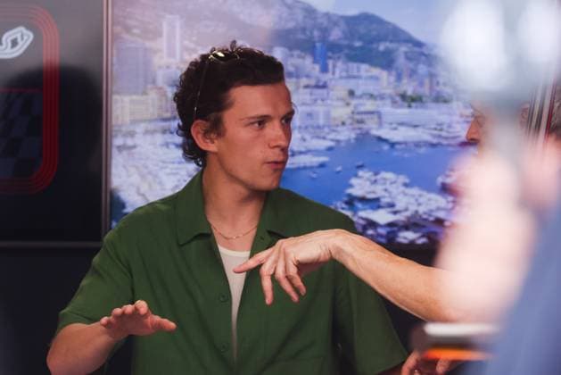 May 28, 2023, Monte Carlo, Monaco: Tom Holland is seen before the start of the F1 Grand Prix of Monaco at Circuit de Monaco on May 27, 2023 in Monte-Carlo, Monaco. Monte Carlo Monaco - ZUMAz156 20230528_zip_z156_067 Copyright: xBeataxZawrzelx