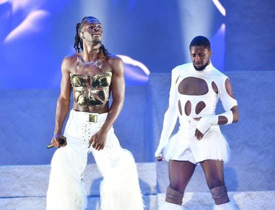 May 28, 2023, NAPA, CA, USA: LIL NAS X performs on Day 3 of BottleRock Napa Valley Music Festival at Napa Valley Expo on May 28, 2023 in Napa, California. NAPA USA - ZUMAs181 20230528_zea_s181_050 Copyright: xCxFlaniganx