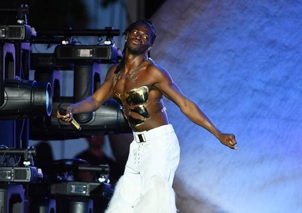 May 28, 2023, NAPA, CA, USA: LIL NAS X performs on Day 3 of BottleRock Napa Valley Music Festival at Napa Valley Expo on May 28, 2023 in Napa, California. NAPA USA - ZUMAs181 20230528_zea_s181_059 Copyright: xCxFlaniganx