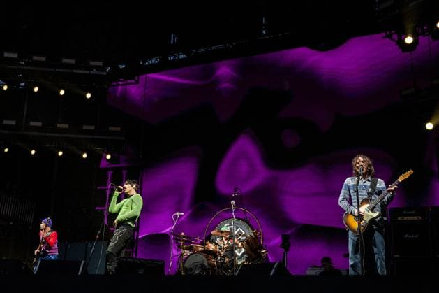 May 28, 2023, NAPA, CA, USA: The Red Hot Chili Peppers perform on Day 3 of BottleRock Napa Valley Music Festival at Napa Valley Expo on May 28, 2023 in Napa, California. NAPA USA - ZUMAs181 20230528_zea_s181_163 Copyright: xChrisxTuitex