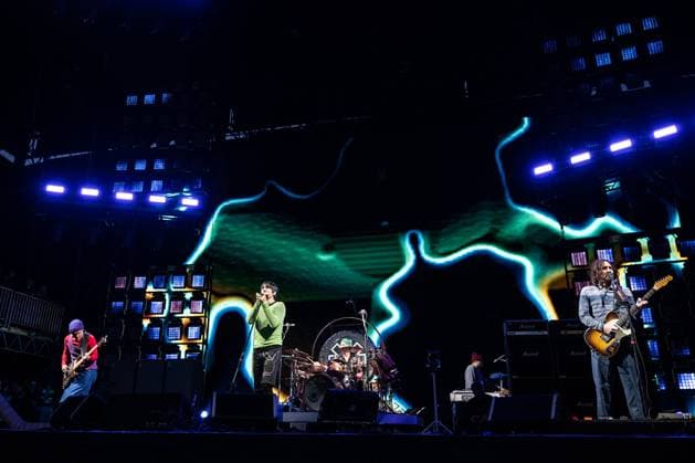 May 28, 2023, NAPA, CA, USA: The Red Hot Chili Peppers perform on Day 3 of BottleRock Napa Valley Music Festival at Napa Valley Expo on May 28, 2023 in Napa, Ca NAPA USA - ZUMAs181 20230528_zea_s181_170 Copyright: xChrisxTuitex
