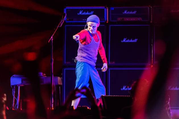 May 28, 2023, NAPA, CA, USA: Flea of the Red Hot Chili Peppers performs on Day 3 of BottleRock Napa Valley Music Festival at Napa Valley Expo on May 28, 2023 in Napa, California. NAPA USA - ZUMAs181 20230528_zea_s181_173 Copyright: xChrisxTuitex