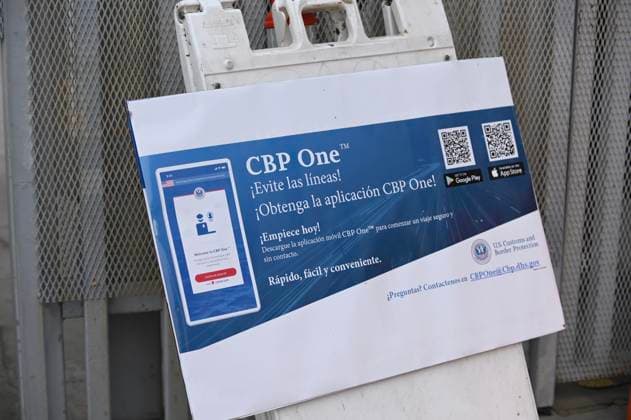 May 29, 2023, Tijuana, Baja California, Mexico: Currently the CBPOne app is the only means of processing legal asylum claims for thousands of migrants who are seeking to enter the United States. Tijuana Mexico - ZUMAm180 20230529_zip_m180_001 Copyright: xCarlosxA.xMorenox