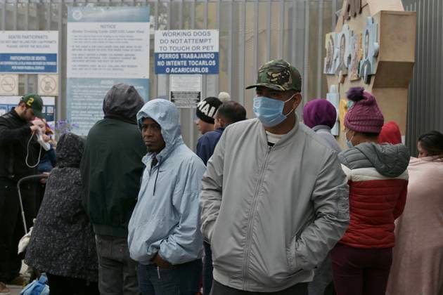 May 29, 2023, Tijuana, Baja California, Mexico: Around thirty migrants from the countries of Russia, Mexico, Venezuela, Colombia and some Central American nations began camping outside the Tijuana-San Ysidro Port of Entry on Monday, May 29, 2023 due to a growing frustration in the CBPOne asylum appÃ¢â‚¬â ¢s technician bugs and oversaturated appointment schedule in use by many people throughout the US-Mexico Southern Border after Title 42 was lifted and Title 8 was implemented thereafter as its replacement as border policy. Tijuana Mexico - ZUMAm180 20230529_zip_m180_004 Copyright: xCarlosxA.xMorenox
