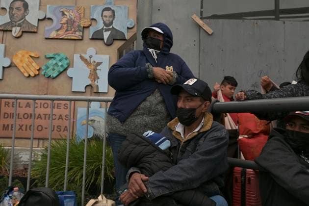 May 29, 2023, Tijuana, Baja California, Mexico: Around thirty migrants from the countries of Russia, Mexico, Venezuela, Colombia and some Central American nations began camping outside the Tijuana-San Ysidro Port of Entry on Monday, May 29, 2023 due to a growing frustration in the CBPOne asylum appÃ¢â‚¬â ¢s technician bugs and oversaturated appointment schedule in use by many people throughout the US-Mexico Southern Border after Title 42 was lifted and Title 8 was implemented thereafter as its replacement as border policy. Tijuana Mexico - ZUMAm180 20230529_zip_m180_009 Copyright: xCarlosxA.xMorenox