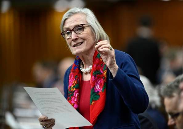 May 30, 2023, Ottawa, ON, CAN: Minister of Mental Health and Addictions Carolyn Bennett rises during Question Period in the House of Commons on Parliament Hill in Ottawa on Tuesday, May 30, 2023. Ottawa CAN  - ZUMAc35_ 20230530_zaf_c35_056 Copyright: xJustinxTangx
