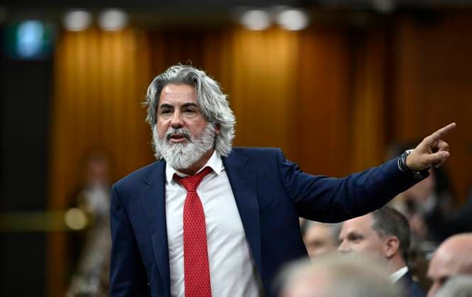 May 30, 2023, Ottawa, ON, CAN: Minister of Canadian Heritage Pablo Rodriguez rises during Question Period in the House of Commons on Parliament Hill in Ottawa on Tuesday, May 30, 2023. Ottawa CAN  - ZUMAc35_ 20230530_zaf_c35_057 Copyright: xJustinxTangx